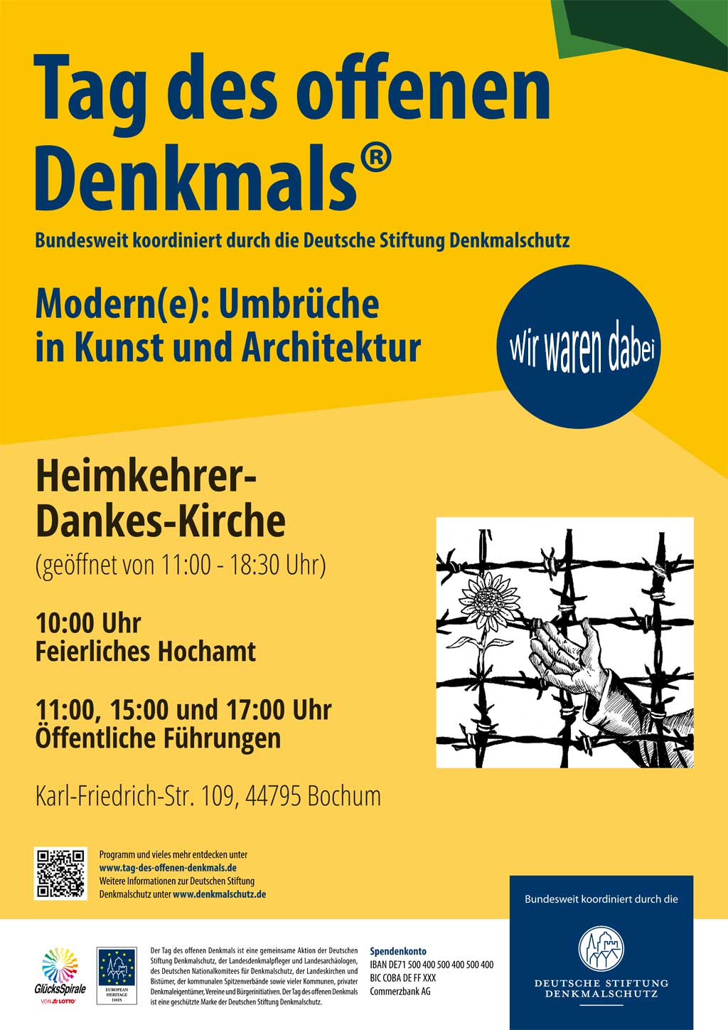 Tag des offenen Denkmals - Plakat